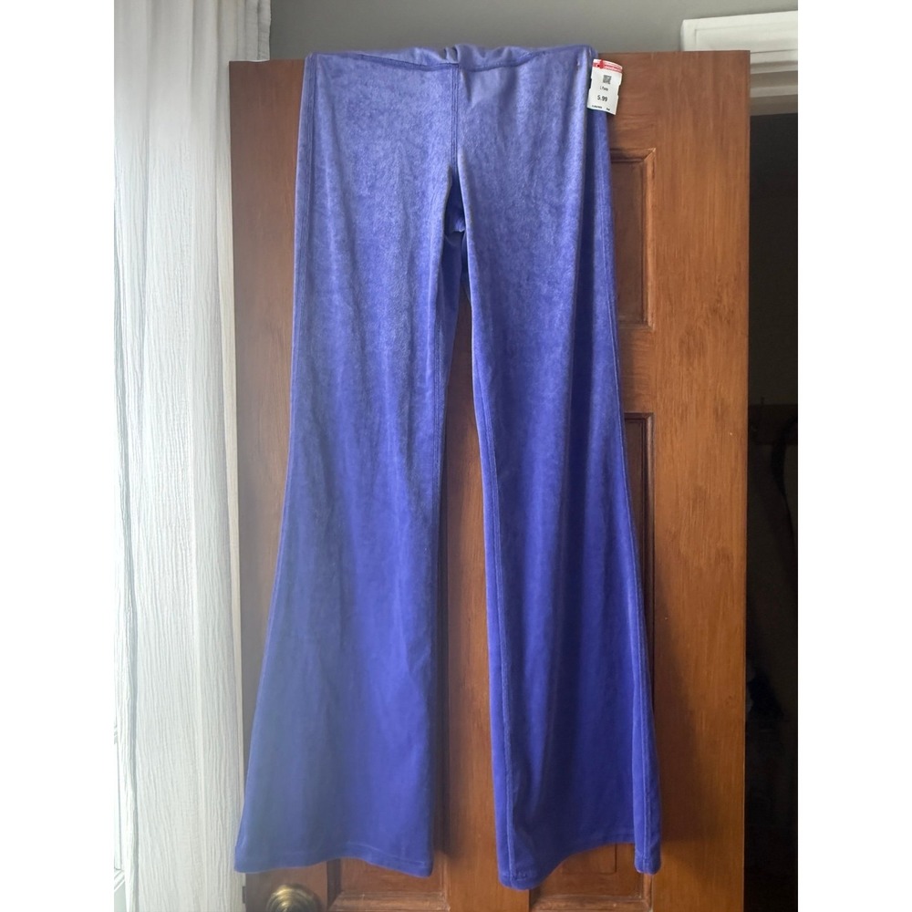 Athleta Purple Velvet Flare Leggings XS